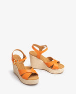 Wedge heel platform sandals